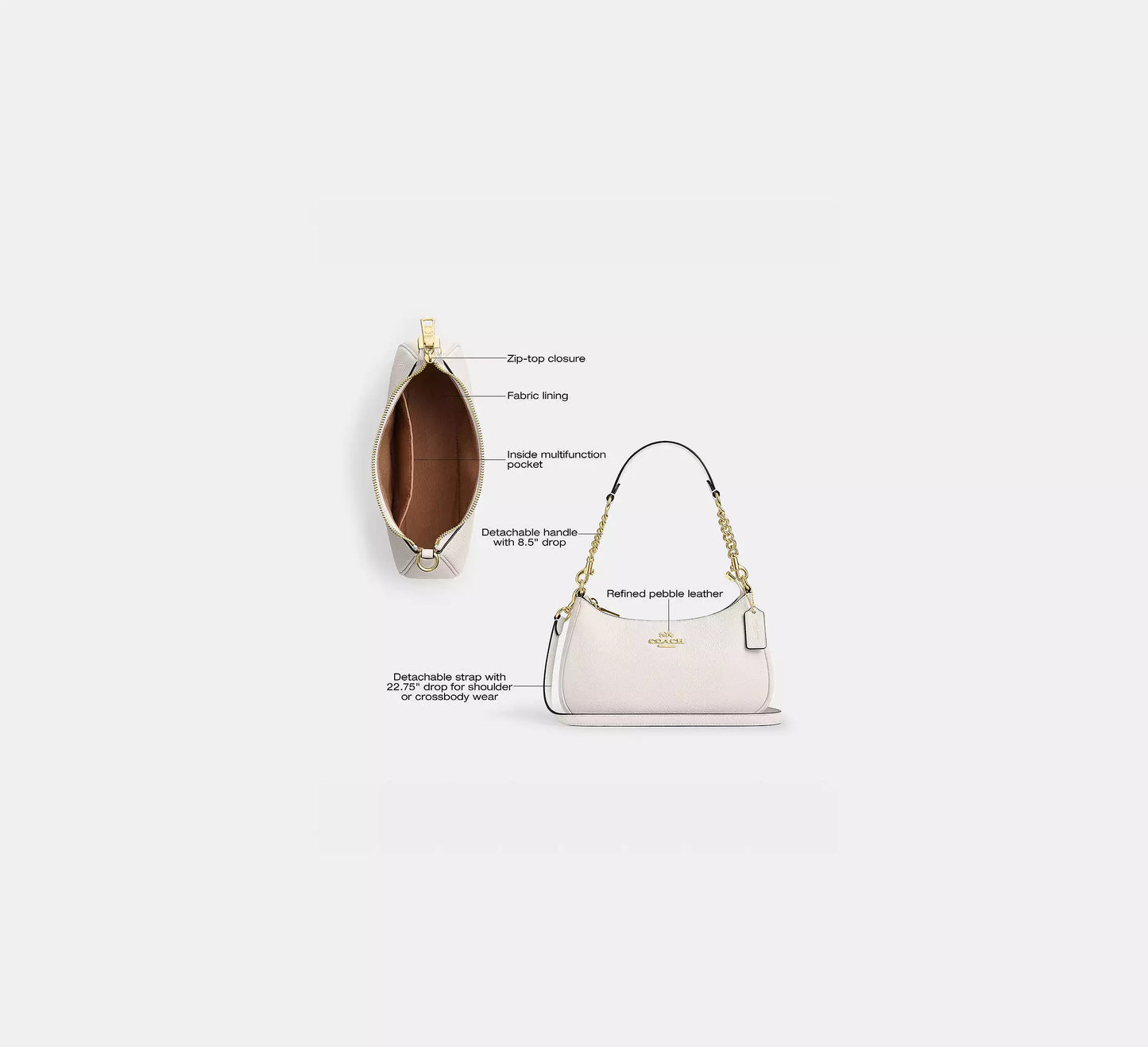 Teri Shoulder Bag In Signature Canvas