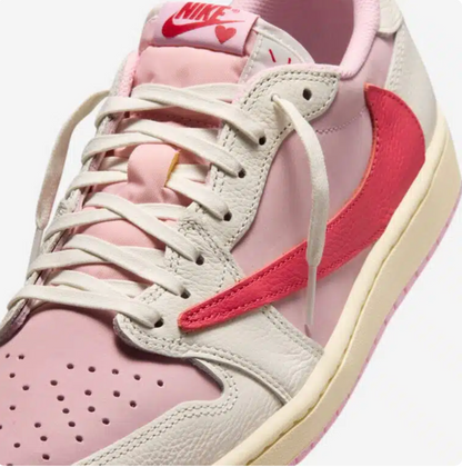 Air Jordan 1 Retro Low OG SP Travis Scott "Sail Tropical Pink"