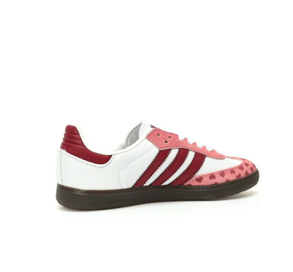 Samba OG x Comme des Garcons (CDG) "Red Pink Cloud White Brown"