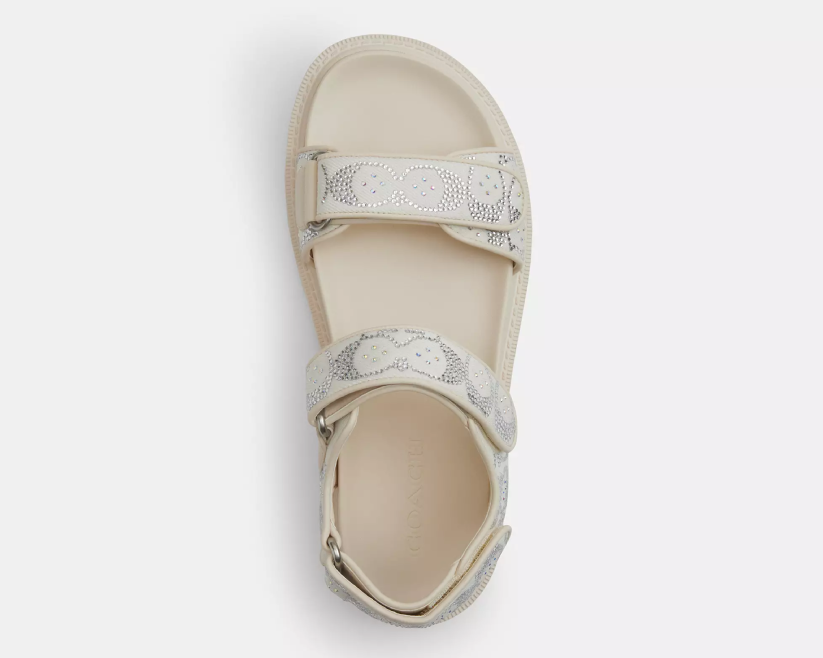 Brynn Sandal In Crystal Signature