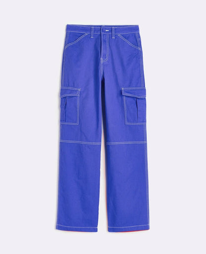 Solid Cargo Pant