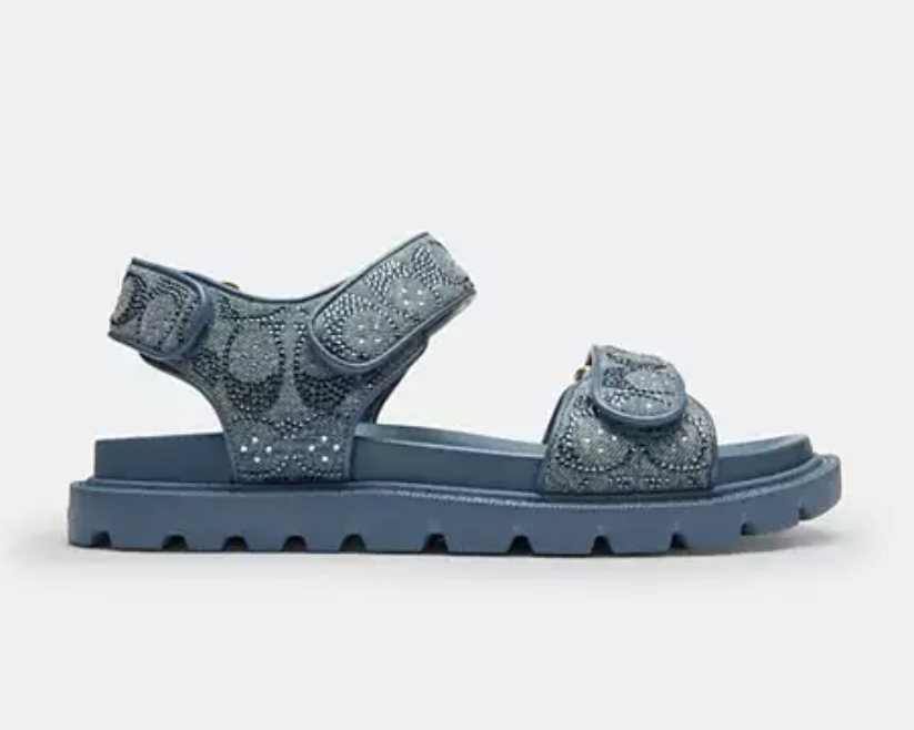 Brynn Sandal In Crystal Signature