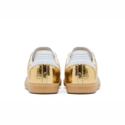 Samba OG Gold Metallic Cracked Leather